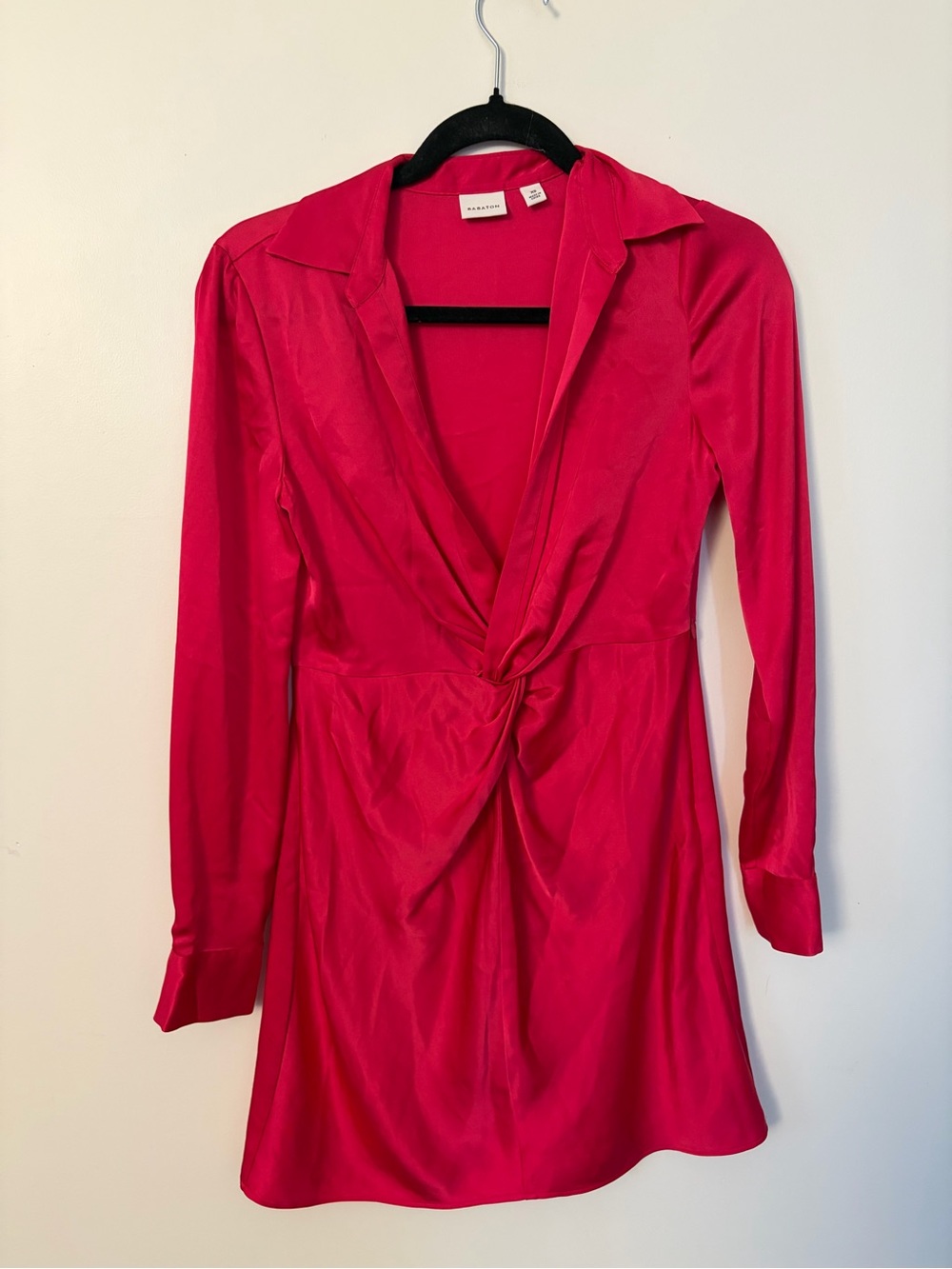 Aritzia Babaton Collaborate Satin Dress in Pink -  XS - Picture 3 of 14